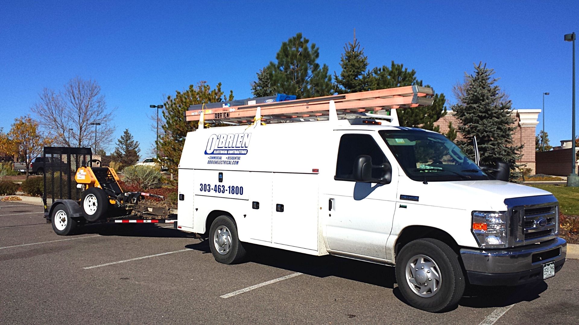 O'Brien Electrical Contractors Truck Denver Colorado Aurora Electrical Services