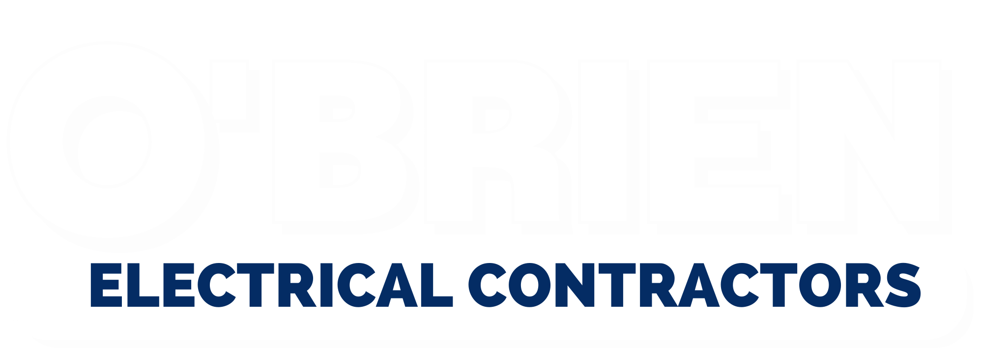 Obrien Electrical Contractors Logo White Denver Metro Electrician